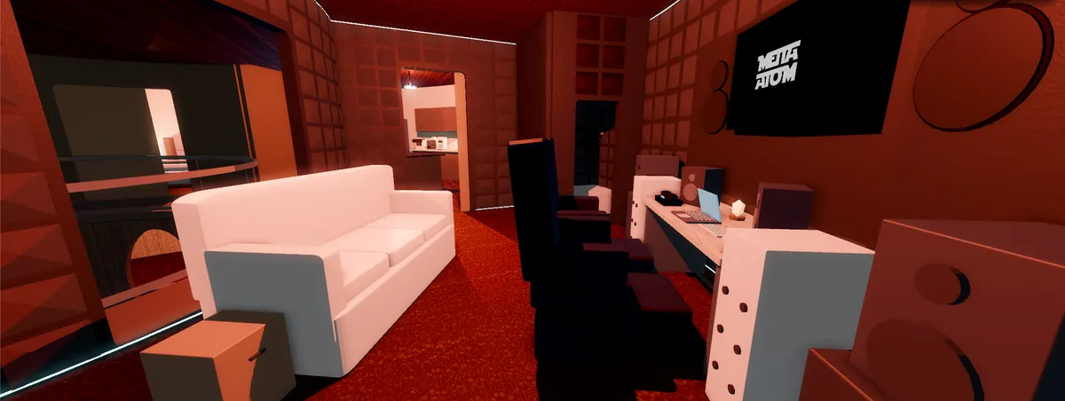The studio looking toward the vocal booth