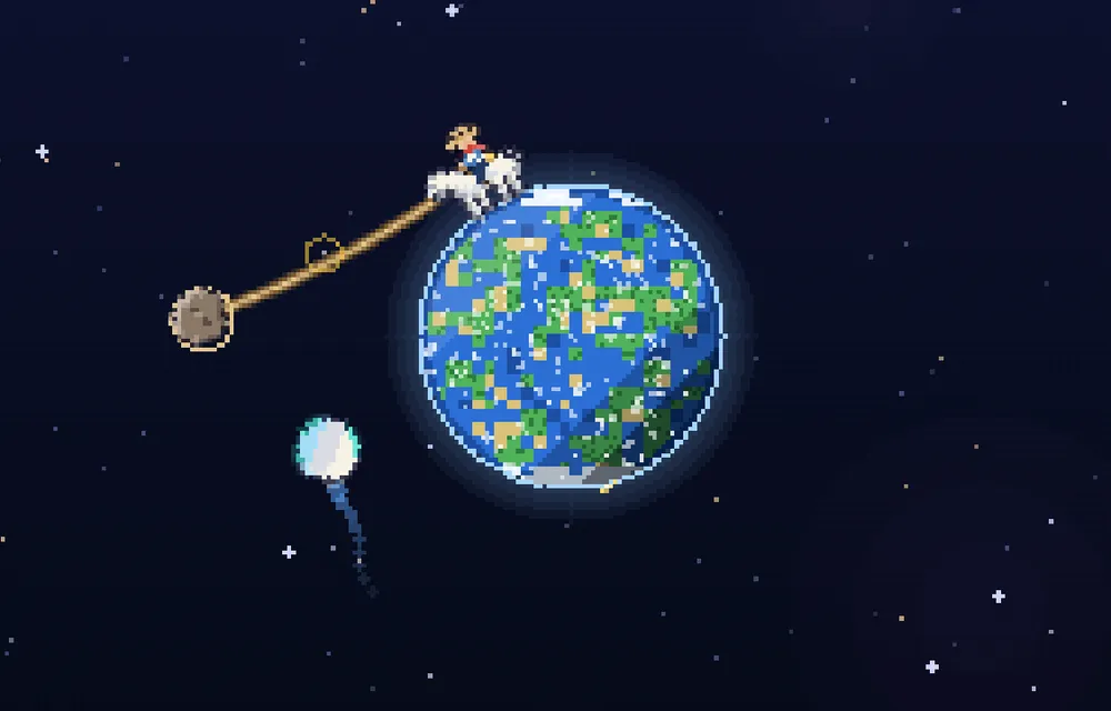 Lassoing a meteor from horseback